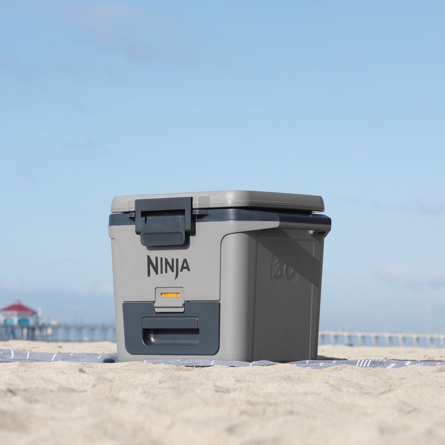 Ninja FrostVault 30QT Hard Cooler with Dry Zone Grey FB131UKGY