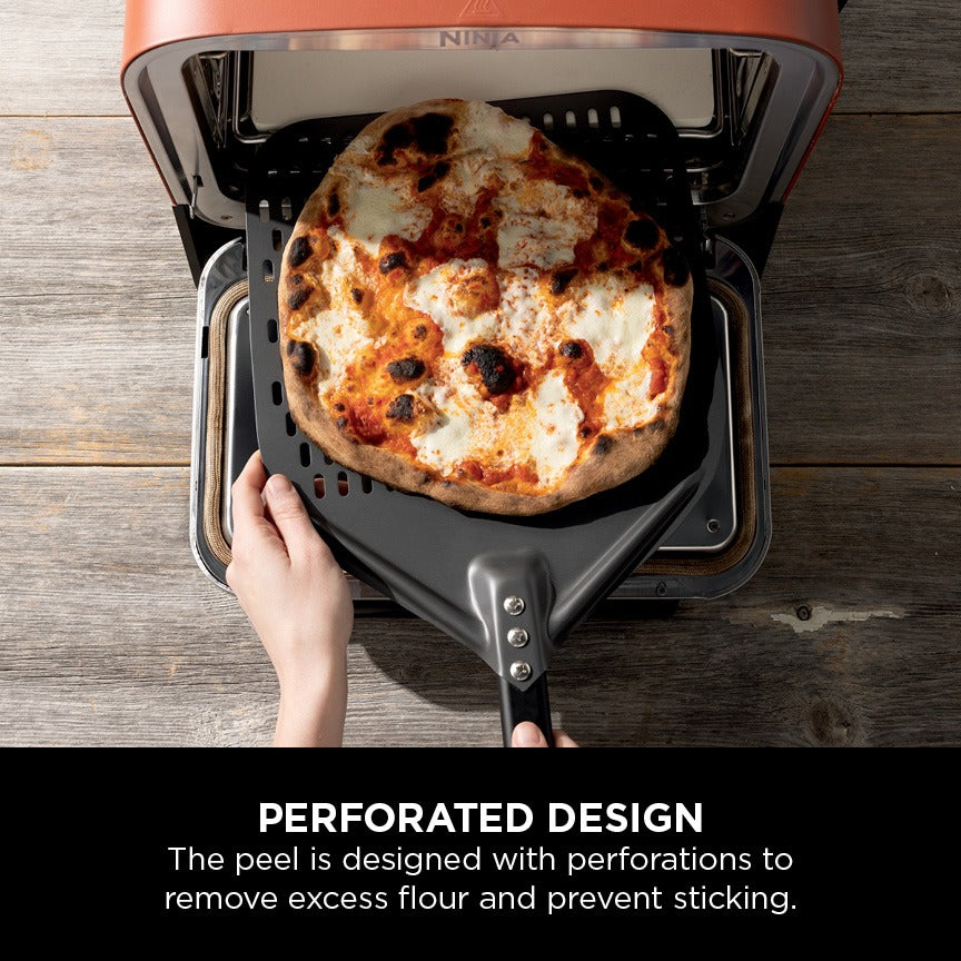 Ninja Woodfire Outdoor Oven with Stand & Pizza Peel Silver/Black DSN001