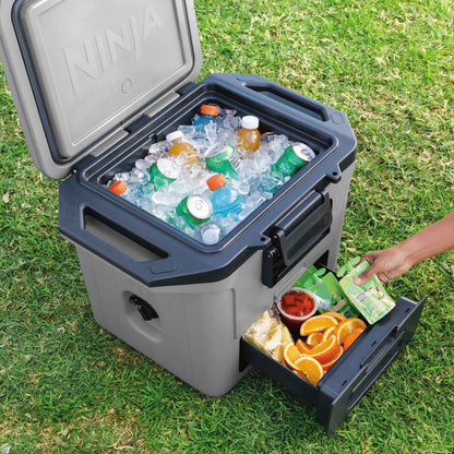 Ninja FrostVault 30QT Hard Cooler with Dry Zone Grey FB131UKGY