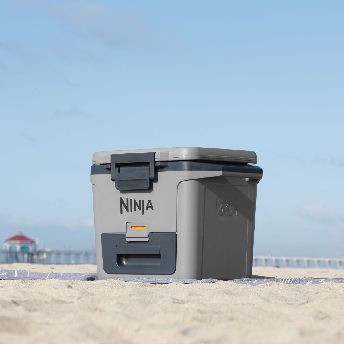 Ninja FrostVault 30QT Hard Cooler with Dry Zone Grey FB131UKGY