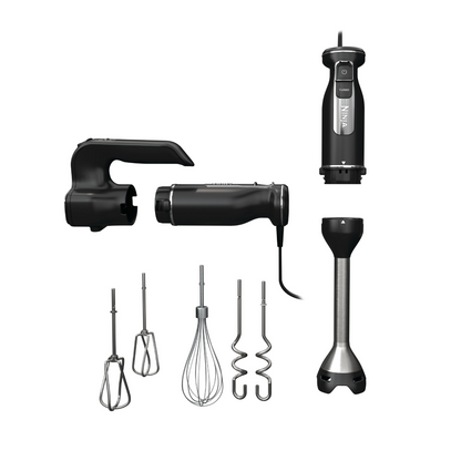 Ninja Foodi 3-in-1 Hand Blender Mixer & Chopper 700ML Black CI100ME