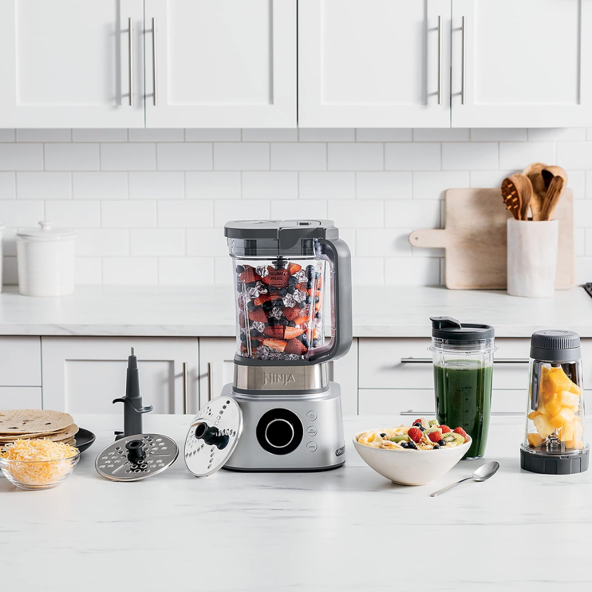 Ninja Foodi 4-in-1 Power Nutri Blender 2.1L Silver CB400ME