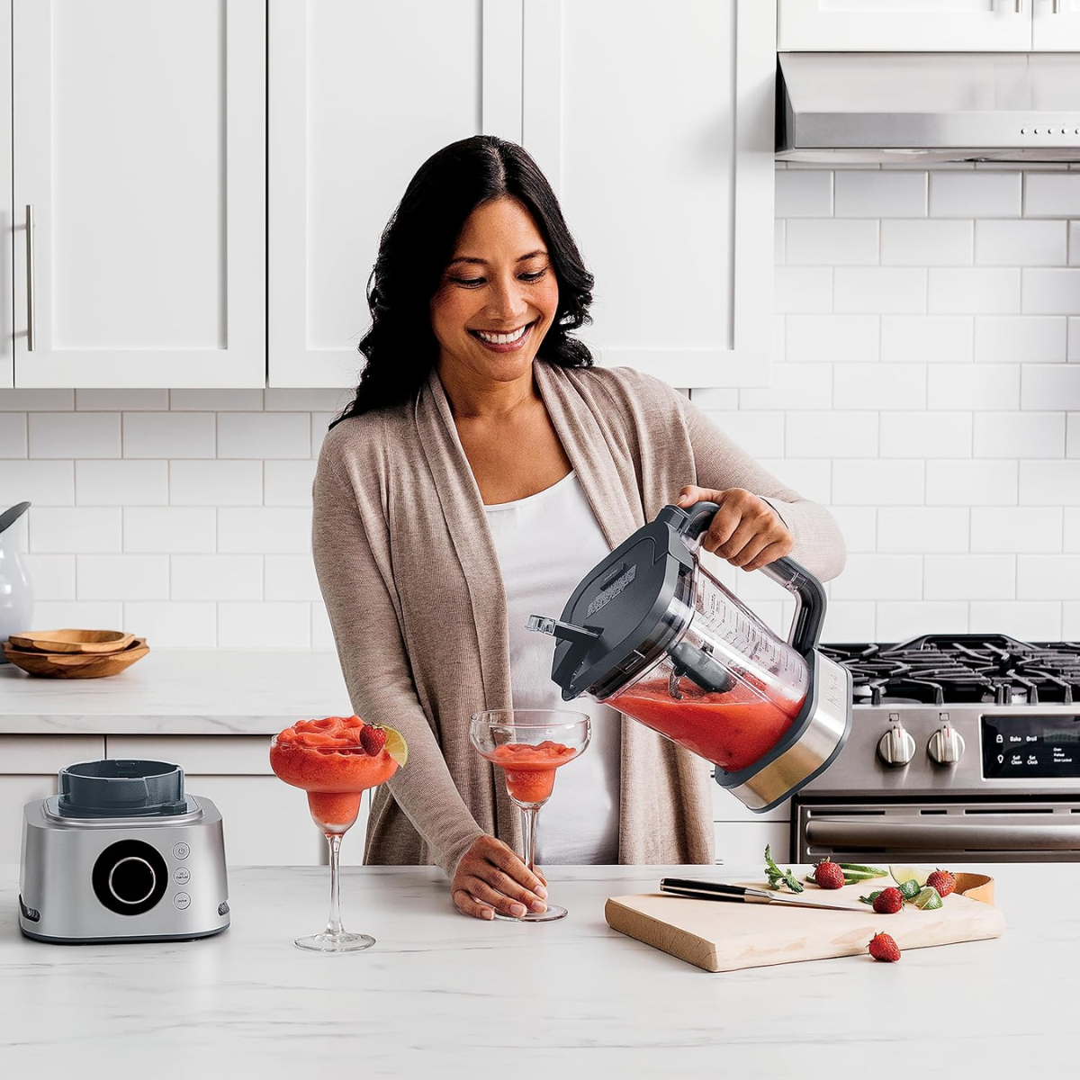 Ninja Foodi 4-in-1 Power Nutri Blender 2.1L Silver CB400ME