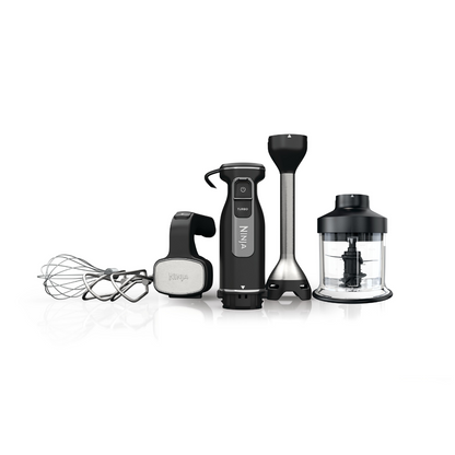Ninja Foodi 3-in-1 Hand Blender Mixer & Chopper 700ML Black CI100ME