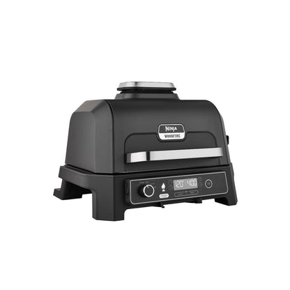 Ninja Woodfire Pro XL Electric BBQ Grill & Smoker Grey/Black OG850ME
