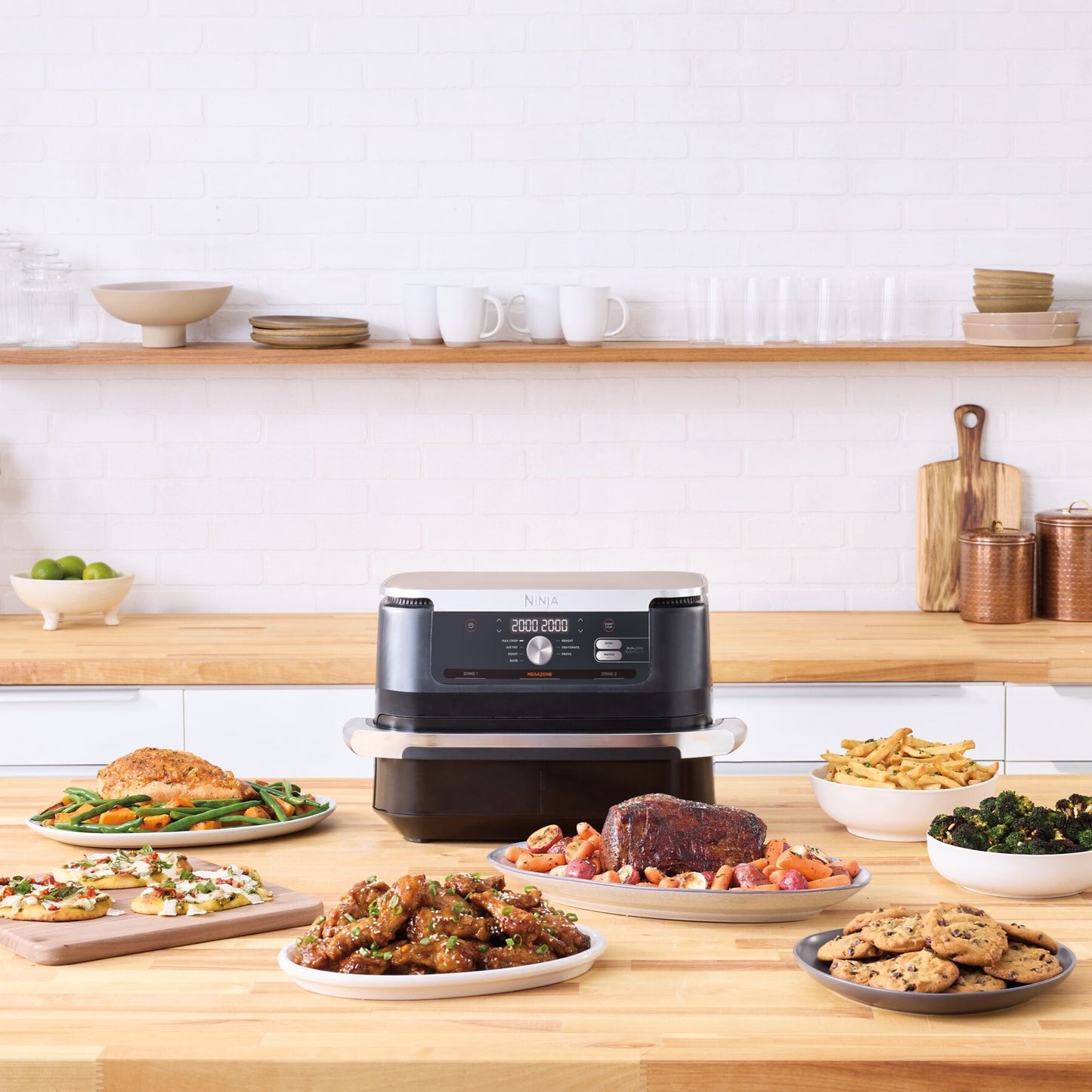 Ninja Foodi FlexDrawer MegaZone 7-in-1 Air Fryer 10.4L Black AF500ME