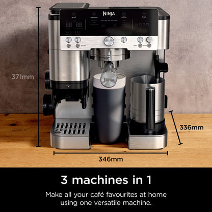 Ninja Luxe Café Premier Bean-to-Cup Espresso Machine ES601UK