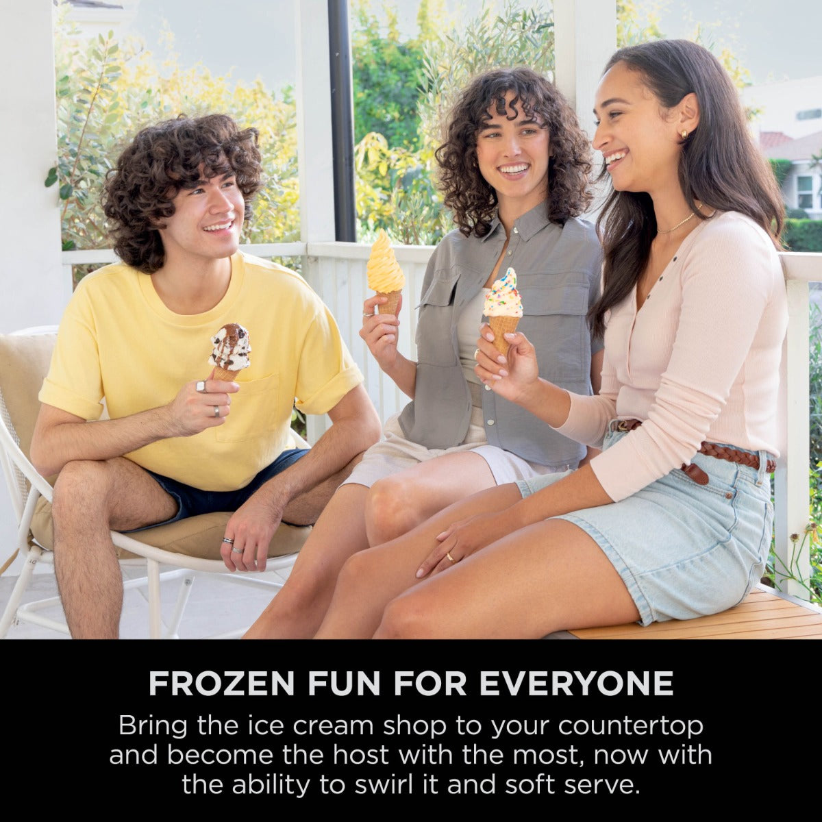 Ninja CREAMi Swirl 13-in-1 Soft Serve & Ice Cream Maker NC701UK