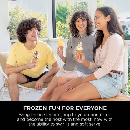 Ninja CREAMi Swirl 13-in-1 Soft Serve & Ice Cream Maker NC701UK