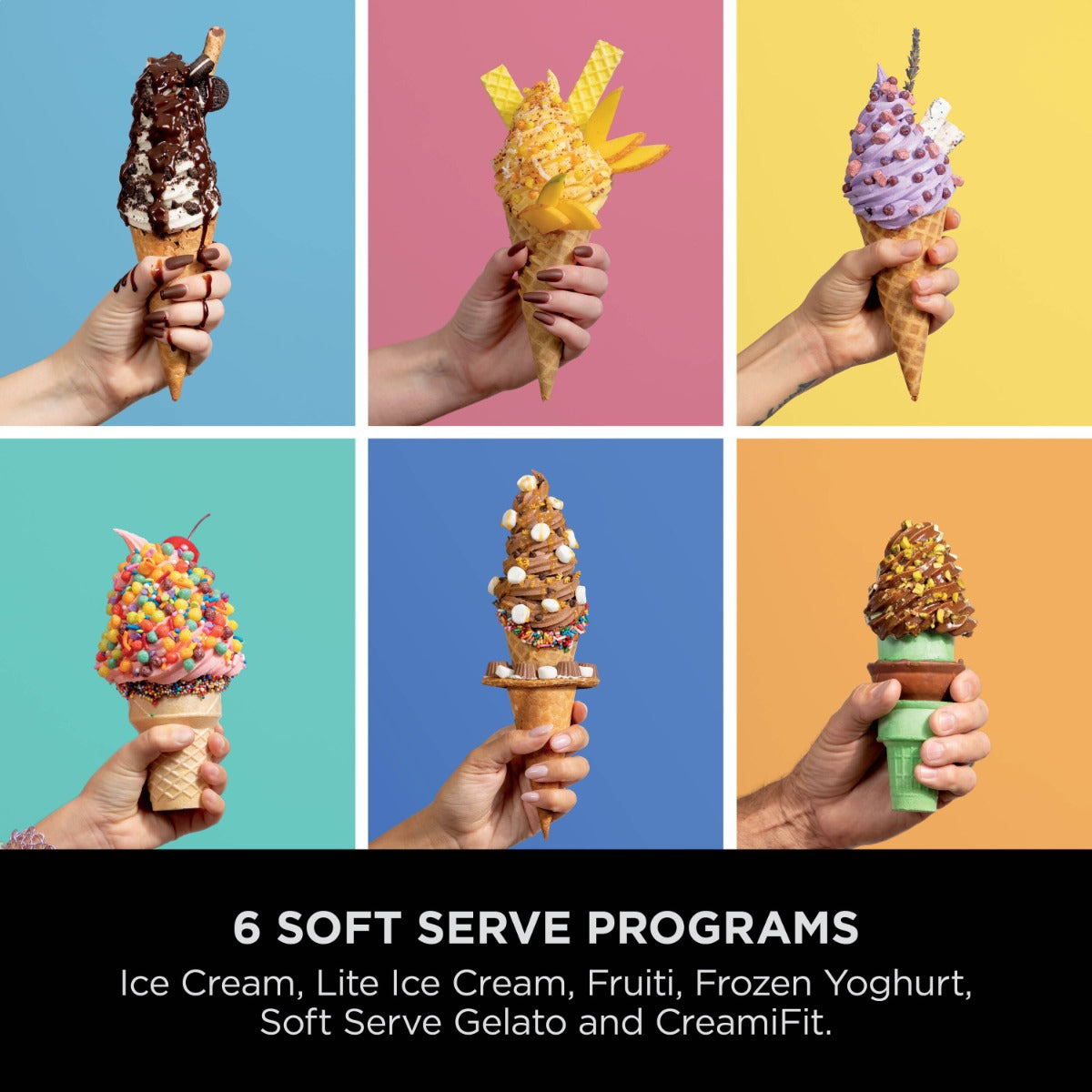 Ninja CREAMi Swirl 13-in-1 Soft Serve & Ice Cream Maker NC701UK