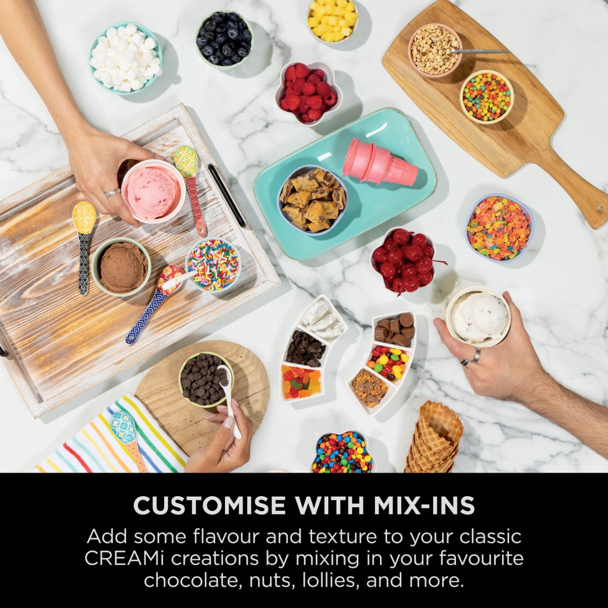 Ninja CREAMi Swirl 13-in-1 Soft Serve & Ice Cream Maker NC701UK