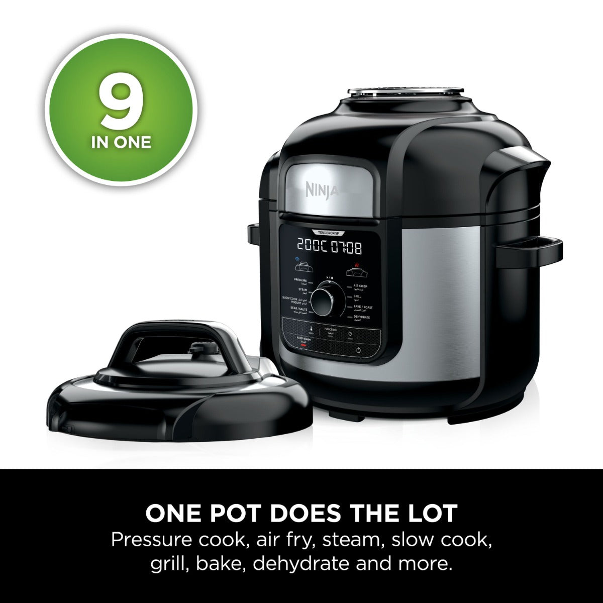 Ninja Foodi MAX 9-in-1 Multi-Cooker 7.5L Black OP500ME