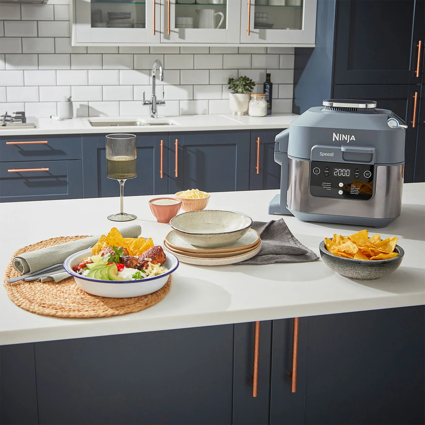 Ninja Speedi 10-in-1 Rapid Cooker & Air Fryer 5.7L Grey ON400ME