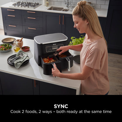 Ninja Foodi Dual Zone Air Fryer 7.6L Black AF300ME