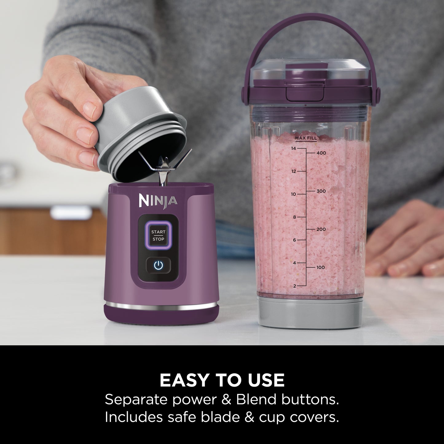 Ninja Blast Portable Blender Purple BC151MEPR