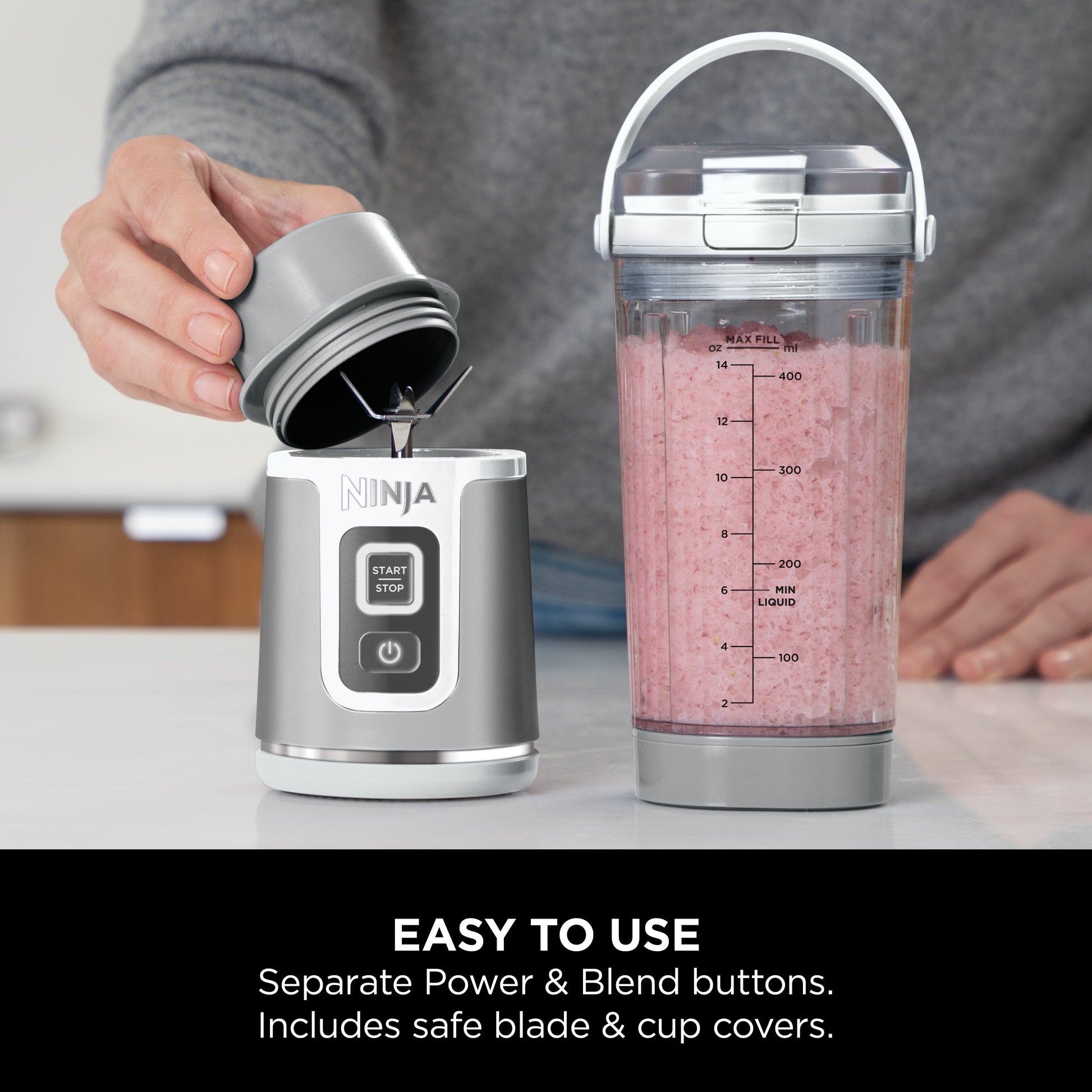 Ninja Blast Portable Blender White BC151MEWH