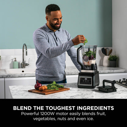 Ninja 2-in-1 Blender Kitchen System 2.1L Black BN750ME