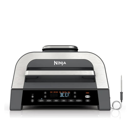 Ninja 6-in-1 MAX Grill & Air Fryer 3.8L Black/Steel DG551ME