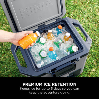 Ninja FrostVault 30QT Hard Cooler with Dry Zone Grey FB131UKGY