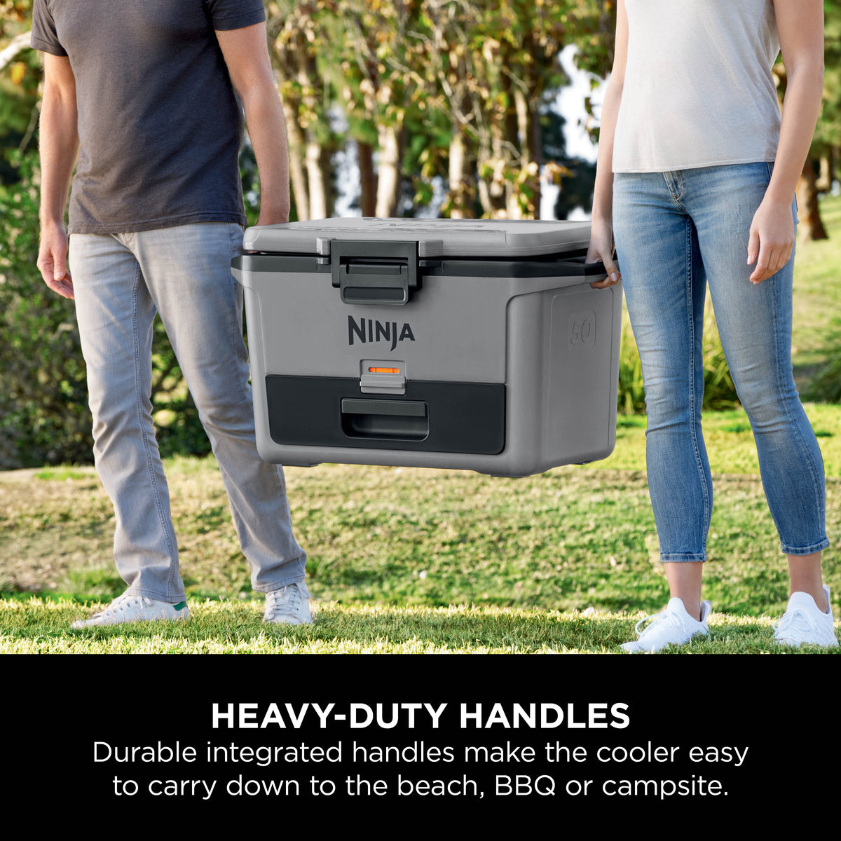 Ninja FrostVault 50QT Hard Cooler with Dry Zone Grey FB151UKGY