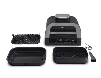 Ninja 6-in-1 MAX Grill & Air Fryer 3.8L Black/Steel DG551ME