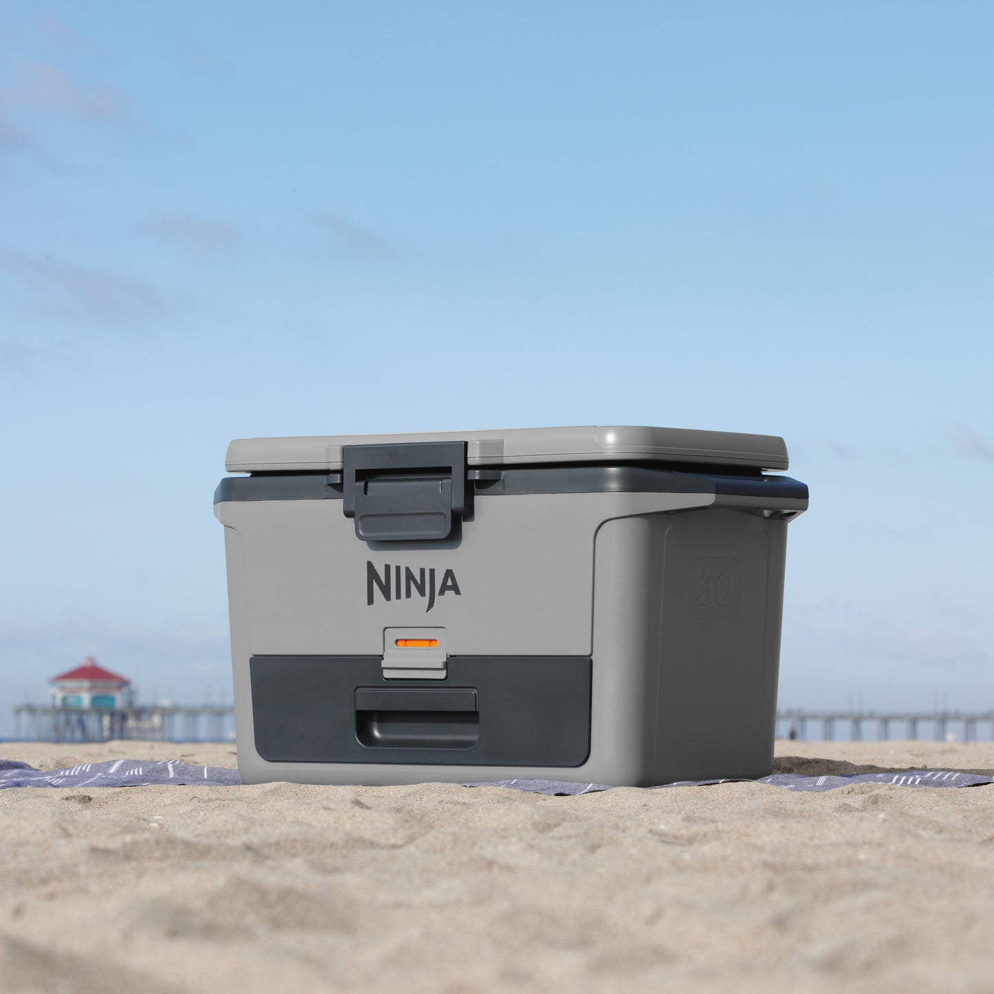Ninja FrostVault 50QT Hard Cooler with Dry Zone Grey FB151UKGY