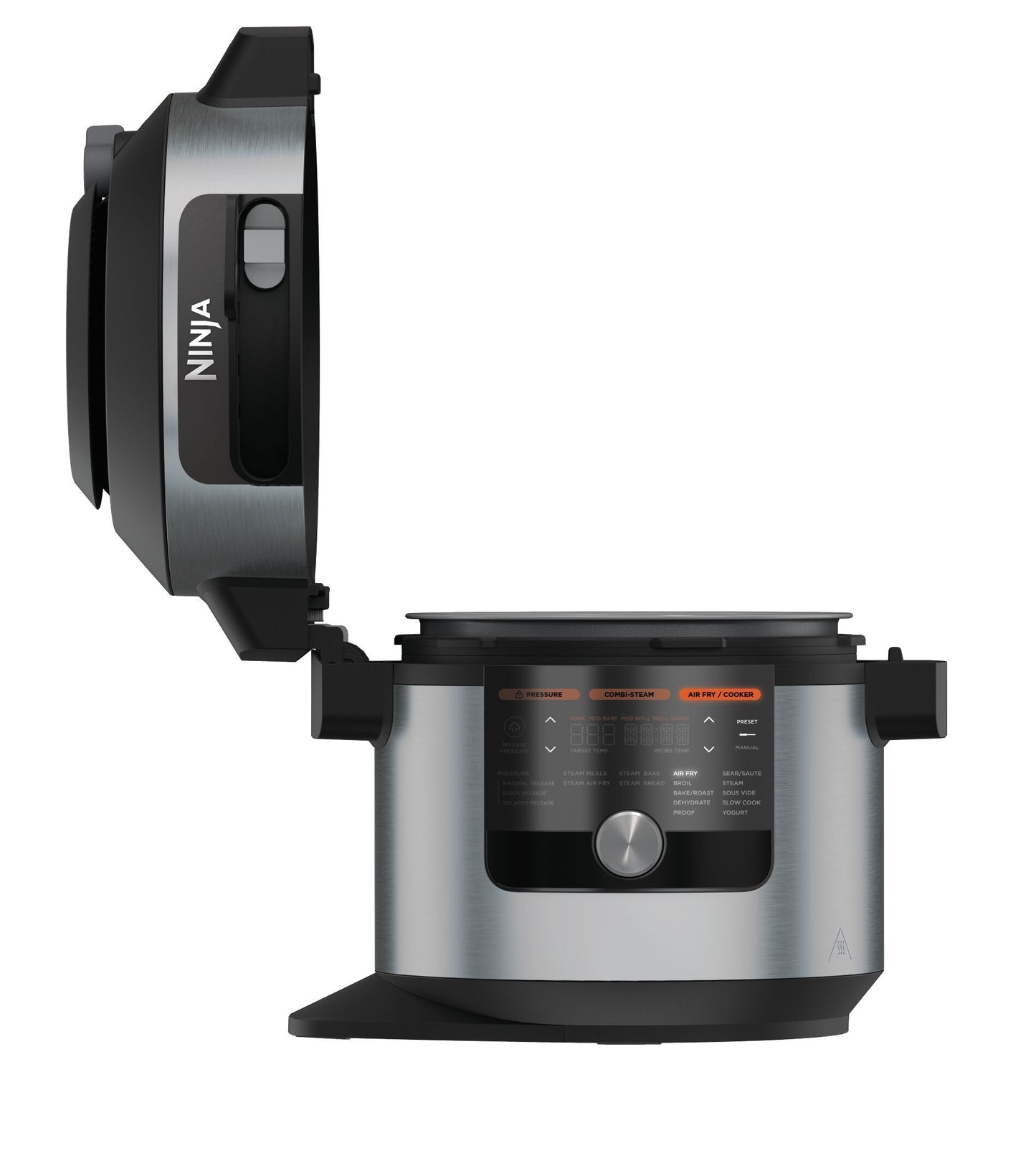 Ninja Foodi MAX 15-in-1 SmartLid Multi-Cooker 7.5L Stainless Steel/Black OL750ME