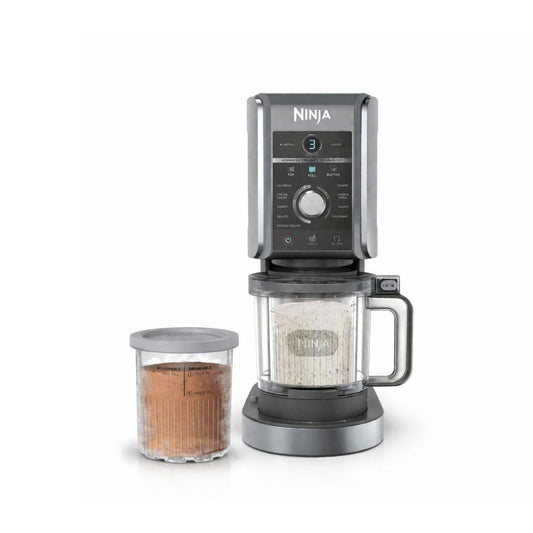 Ninja CREAMi Deluxe 10-in-1 Ice-Cream Maker Silver NC501ME