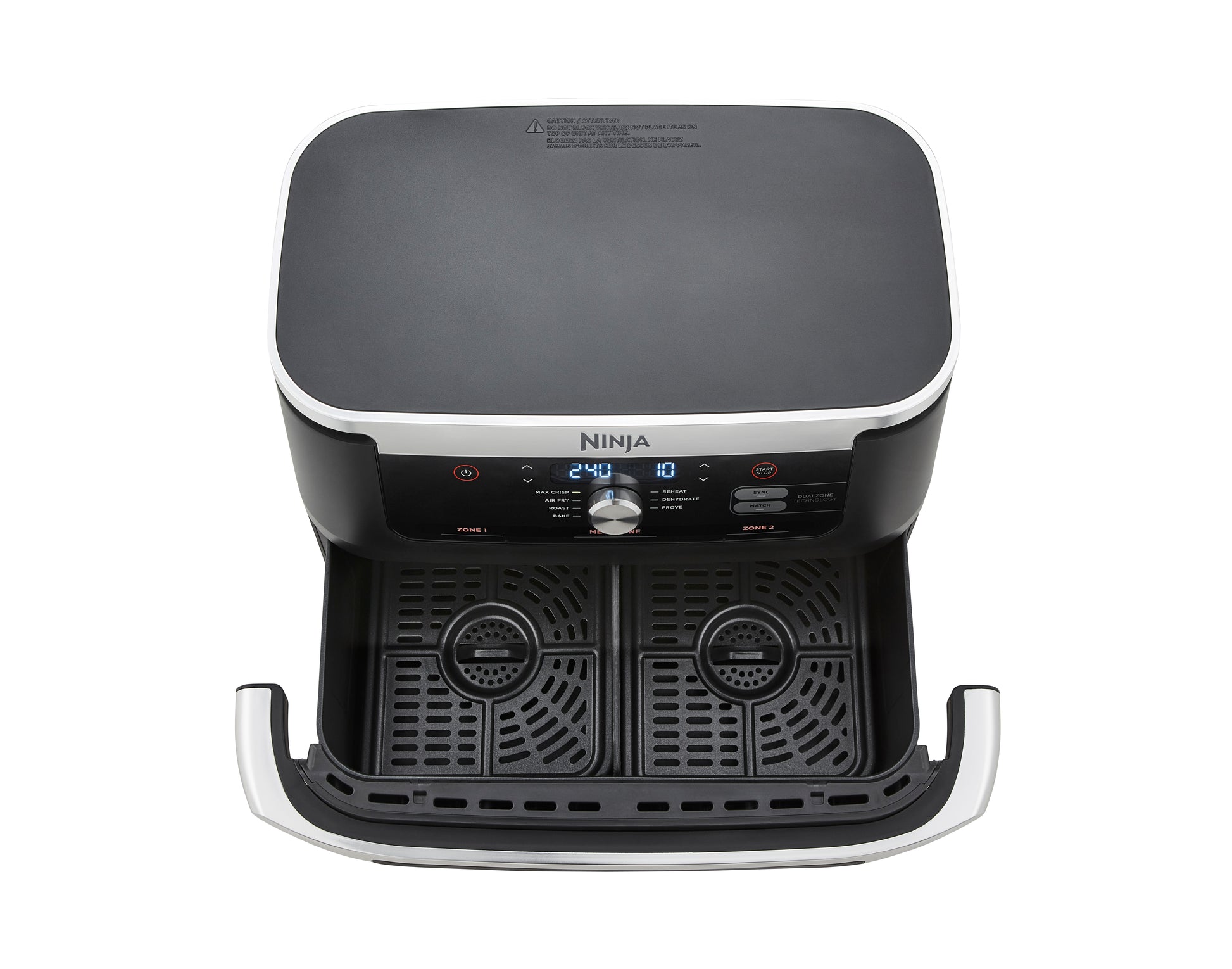 Ninja Foodi FlexDrawer MegaZone 7-in-1 Air Fryer 10.4L Black AF500ME