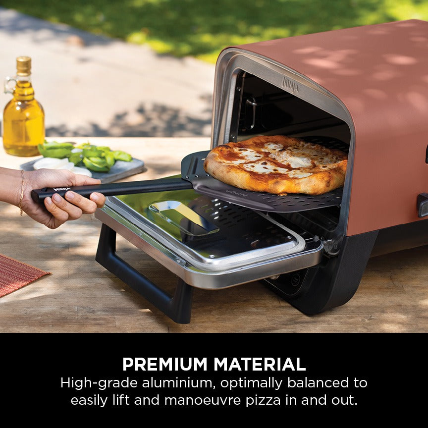 Ninja Woodfire Outdoor Oven with Stand & Pizza Peel Silver/Black DSN001