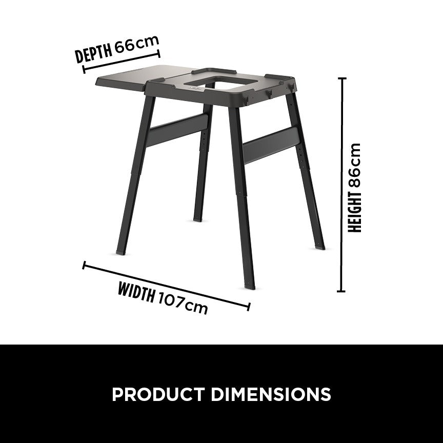 Ninja Woodfire Outdoor Oven with Stand & Pizza Peel Silver/Black DSN001