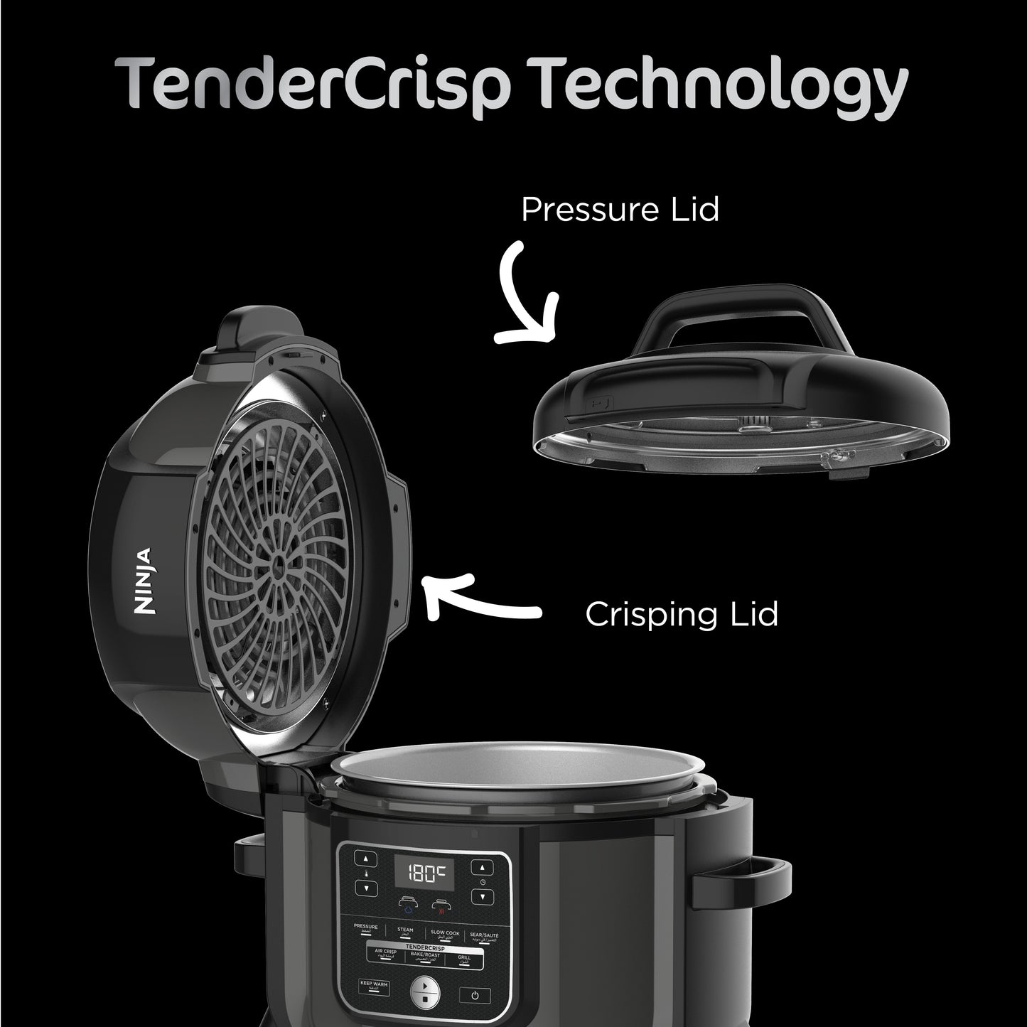Ninja Foodi 7-in-1 Multi-Cooker 6L Black OP300ME