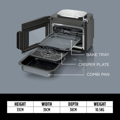 Ninja Combi 12-in-1 Multi-Cooker Oven & Air Fryer 12.5L Grey SFP700ME