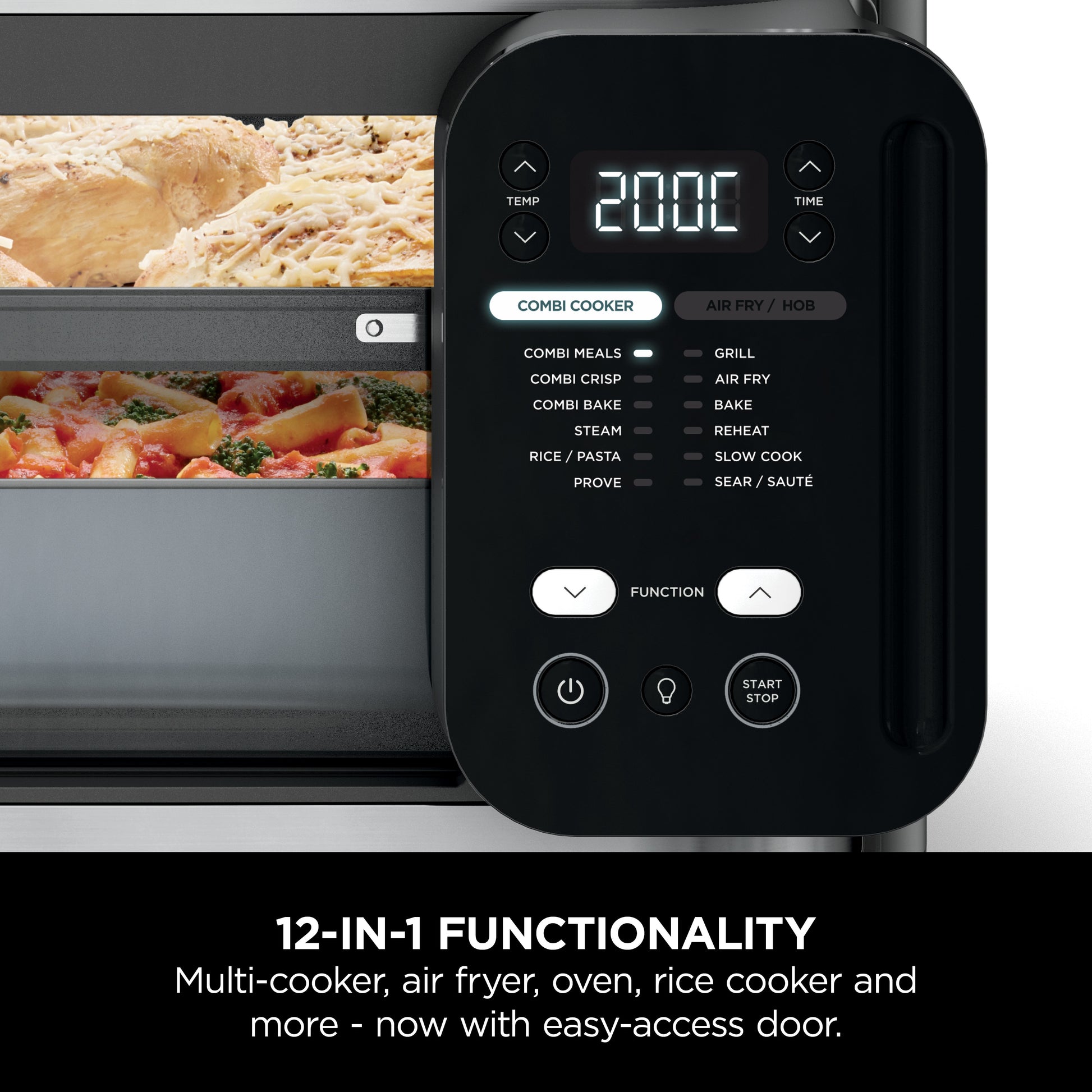 Ninja Combi 12-in-1 Multi-Cooker Oven & Air Fryer 12.5L Grey SFP700ME