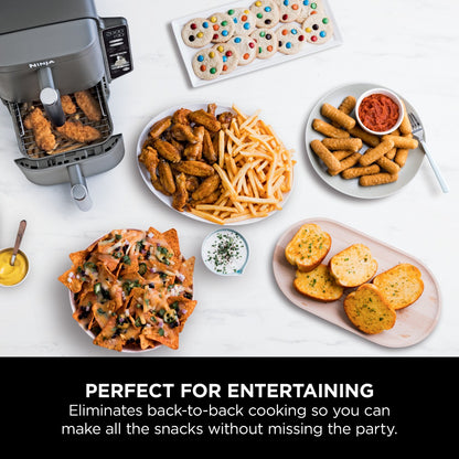 Ninja DoubleStack XL 2-Basket Air Fryer 9.5L Grey