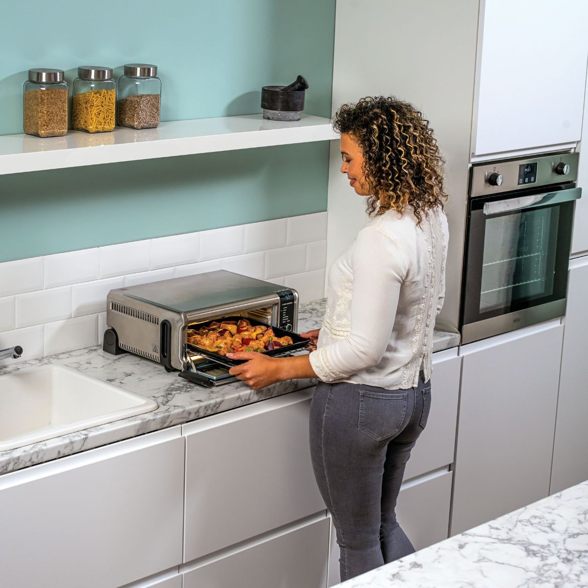 Ninja Foodi 8-in-1 Mini Oven 10L Silver/Black SP101ME