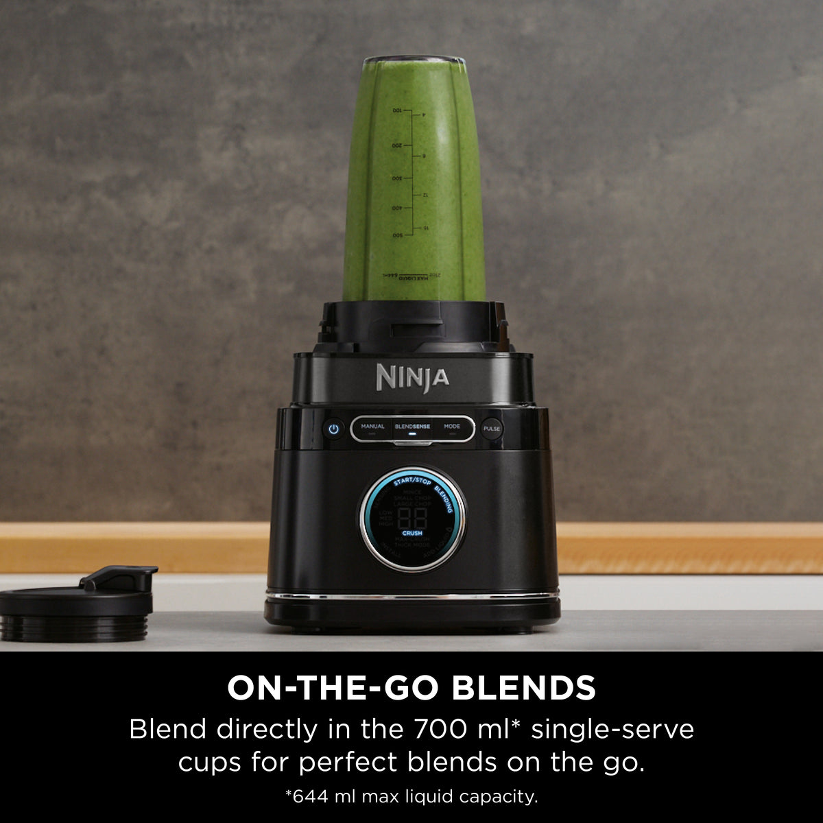 Ninja Detect Duo Power Blender Pro & Single Serve 2.1L Black TB301ME