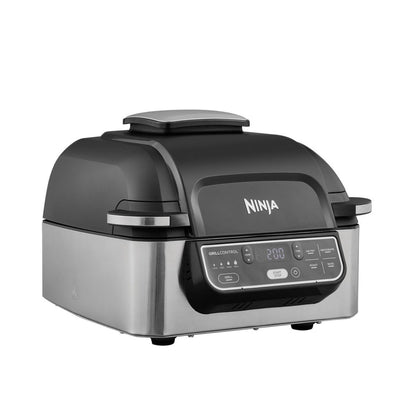 Ninja Foodi Health Grill & Air Fryer 5.7L Black/Steel AG301ME