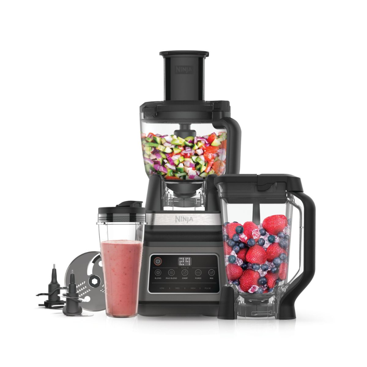 Ninja 3-in-1 Food Processor with Auto-IQ 2.1L BN801ME
